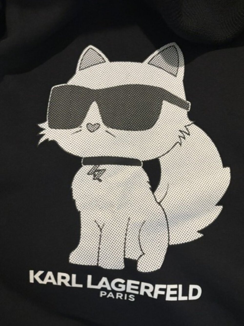 NWT Karl Lagerfeld Coupette Cat Sweatshirt - Picture 3 of 5